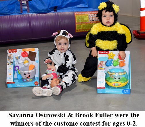 Costume Contest Winners for ages 0-2